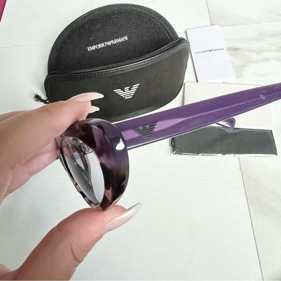 Emporio Armani EA4143 Sunglasses cat eye purple